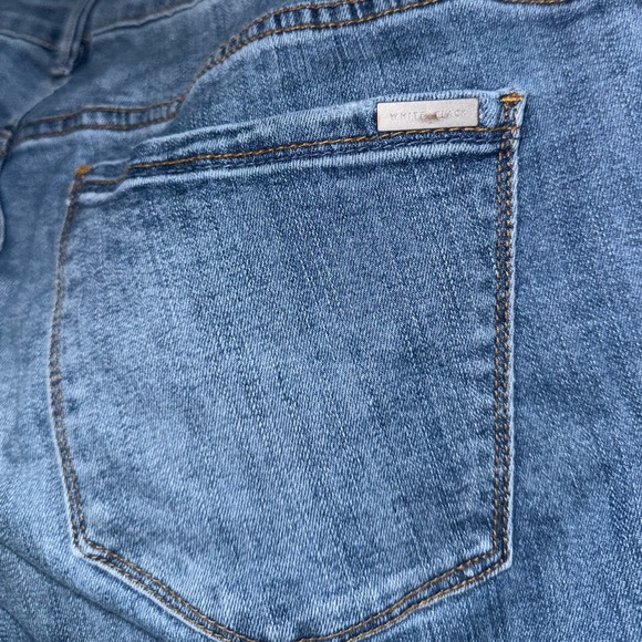 White House Black Market Straight Leg Blue Jeans - Picture 3 of 5